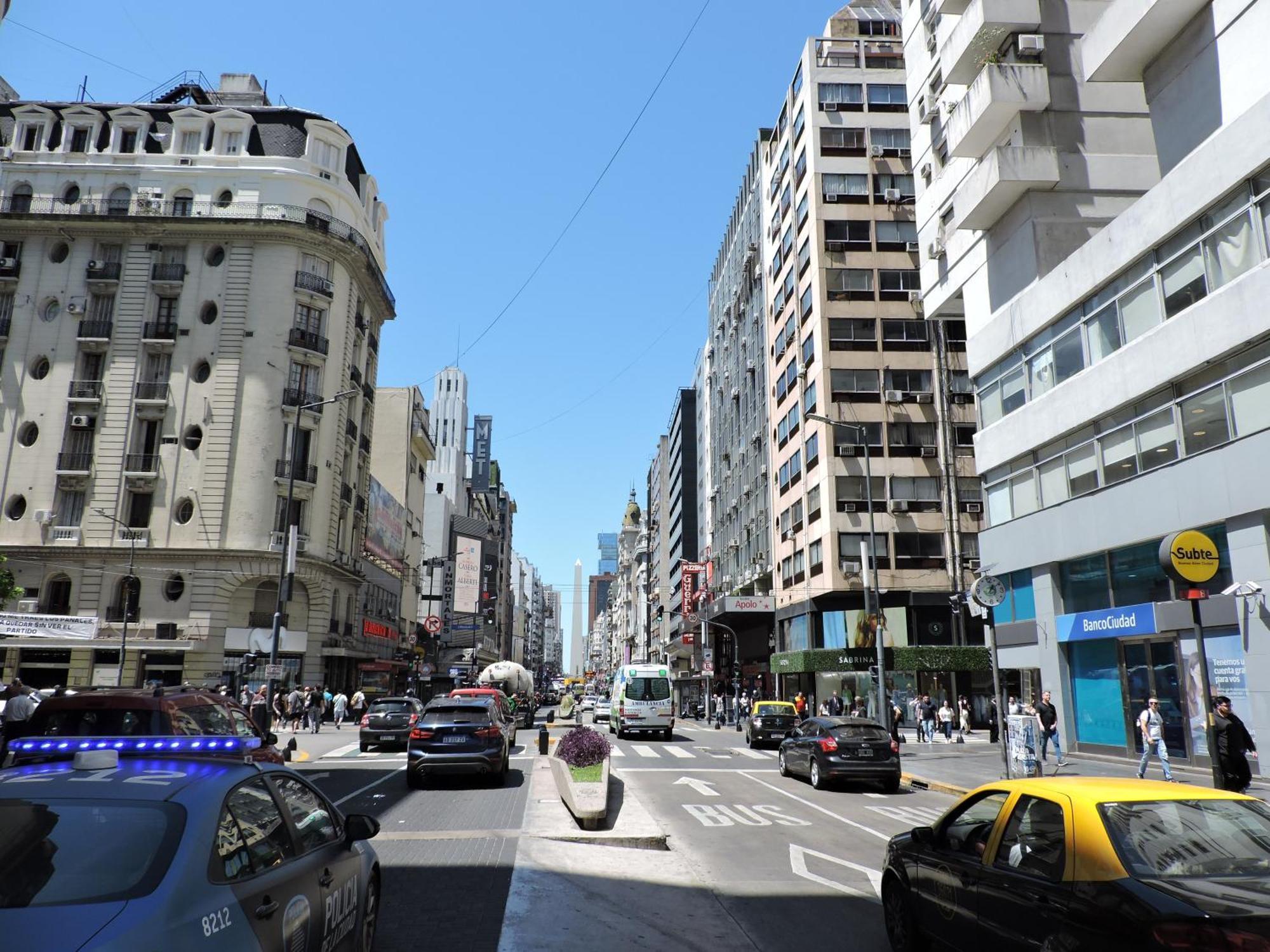 4 Ventanales Sobre La Avenida Corrientes Apartment บัวโนสไอเรส ภายนอก รูปภาพ
